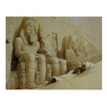Gran templo Aboo Simbel de David Roberts tarjetas postales
