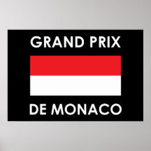 Grand Prix De Mónaco Poster
