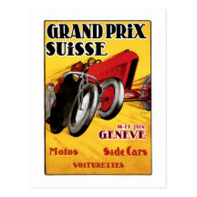 Grand Prix Suisse Tarjetas Postales