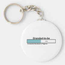 Grandad de la transferencia a ser llavero personalizado