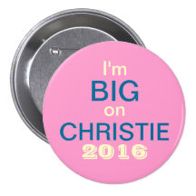 GRANDE en el botón de la campaña de Christie 2016  Pins