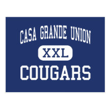 Grande unión de las casas - pumas - alta - casas g tarjeta postal
