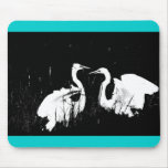 Grandes Egrets Mousepad Tapete De Ratones