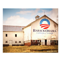 Granero de la campaña presidencial de Barack Obama Fotografia