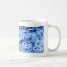 Granice Maria, llena de taza de café de la acuarel