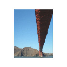 ¡Granice puente Golden Gate poderoso! Lienzo Envuelto Para Galerias