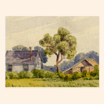 Granja de California, cerca de Stockton tarjetas postales