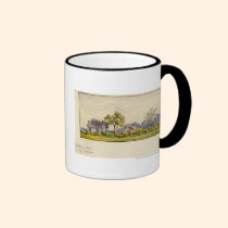 Granja de California, cerca de Stockton tazas