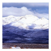 Granja en las montañas Idaho de Owyhee Arte Fotografico