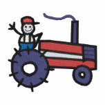 Granjero con el tractor