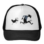 Granjero divertido del pollo gorras