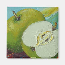 Granny smith verde Apple Iman Para Frigorífico