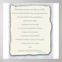 Gratitud Posters