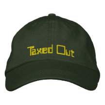 Gravado hacia fuera gorros bordados