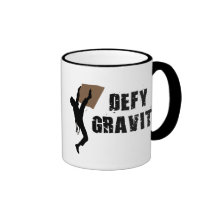 Gravedad del desafio tazas