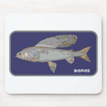 Grayling azul y gris tapete de raton