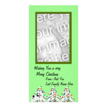 Great dane - diseño floral Photocards del otoño Tarjetas Fotograficas Personalizadas