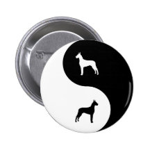 Great dane Yin Yang Pins