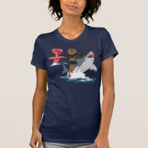 Great Escape - caballería del tiburón del oso Camisetas