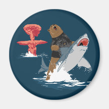 Great Escape - caballería del tiburón del oso Iman De Frigorífico