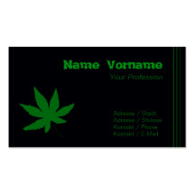 Green Leaf Visitenkarten Vorlagen