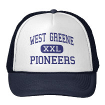 Greene del oeste promueve Waynesburg medio gorras