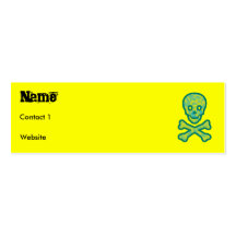greenskull, nombre, contacto 1, Web site Plantilla De Tarjeta De Negocio