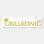 Grillkönig Pegatina De Parachoque