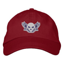 Gris del club de la pista del zombi gorra bordada