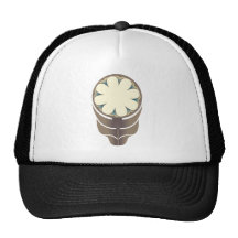 GRIS DEL GORRA DE LA FLOR DEL FOLCLORE