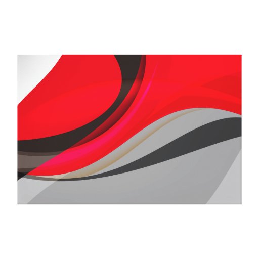 gris negro rojo por venerdi del neno impresiones de lienzo