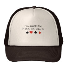Gritaré si usted va todos en camiseta gorra