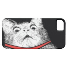 Grito de asombro sorprendido Meme - caso del gato  iPhone 5 Carcasa