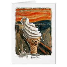 Grito el helado tarjeton