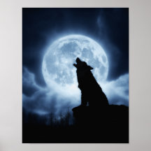 Gritos de la impresión de la noche 11x14 poster