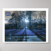 Grover en un planeta azul poster