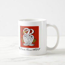 grúa céltica taza de café