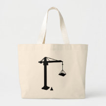 Grúa de construcción bolsa