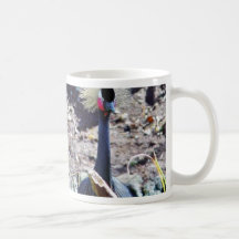 Grúas coronadas tazas de café