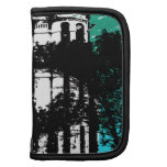 Grunge azul y verde de la arquitectura organizador