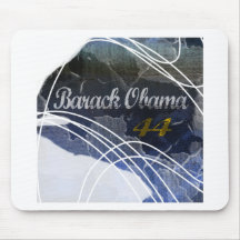 GRUNGE DE BARACK OBAMA 44 TAPETE DE RATONES