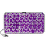 Grunge de color morado oscuro mini altavoces