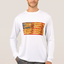 Grunge de la bandera de los E.E.U.U. Camisetas