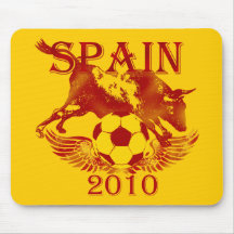 Grunge España 2010 mousepad de Toro del toro que r Alfombrilla De Ratones