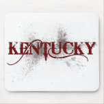 Grunge Kentucky Mousepad de la sangría Tapete De Ratones