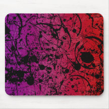 Grunge Mousepad del diseño siete Alfombrilla De Ratón