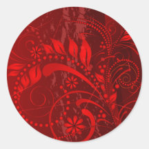 grunge rojo etiquetas  