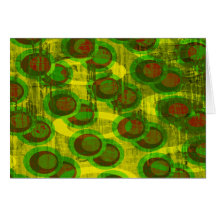 Grunge verde felicitación