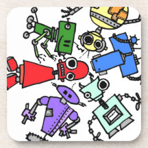 Grupo de los robots 2 posavaso