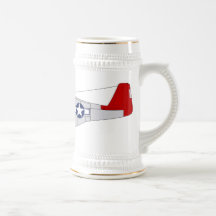 Grupo del combatiente de USAAF 332o - colas rojas  Taza De Café